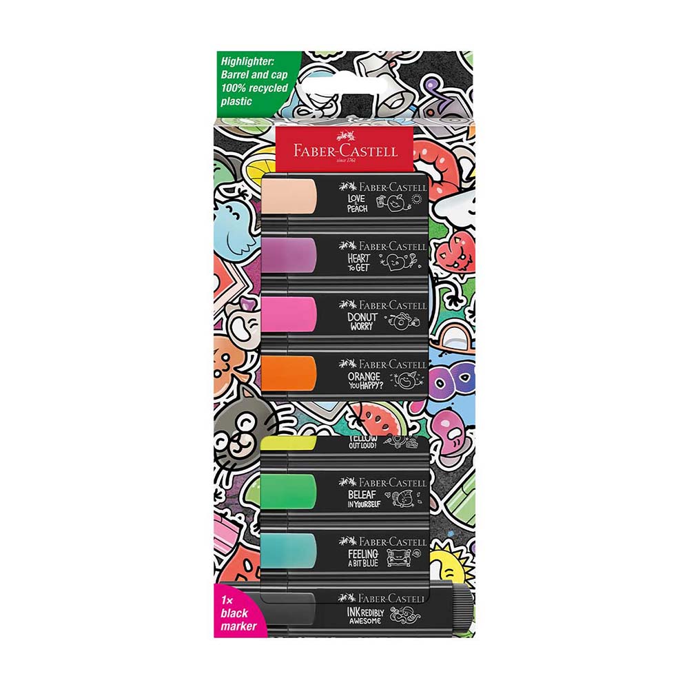 FABER FOSFORLU KALEM GRAFFİTİ 46 8Lİ SET 254692