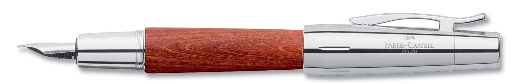 FABER E-MOTİON DOLMAKALEM KROM AHŞAP KAHVE M 148200