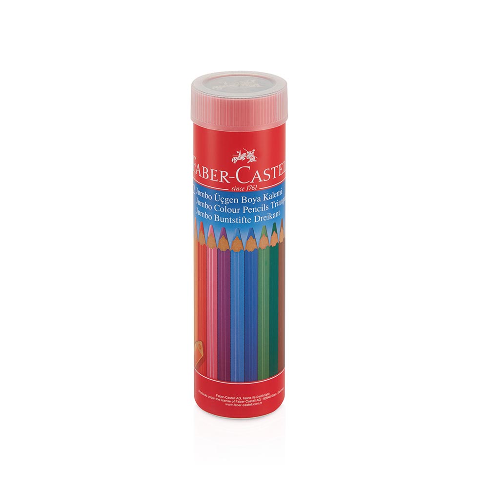FABER BOYA KALEMİ 12R.ÜÇGEN JUMBO TÜP 116615