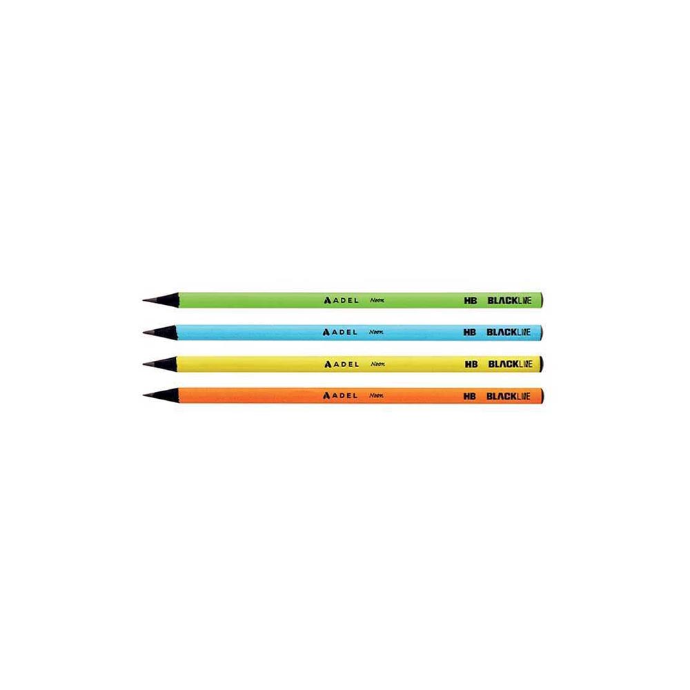 ADEL NEON KURŞUN KALEM HB 72Lİ 000045