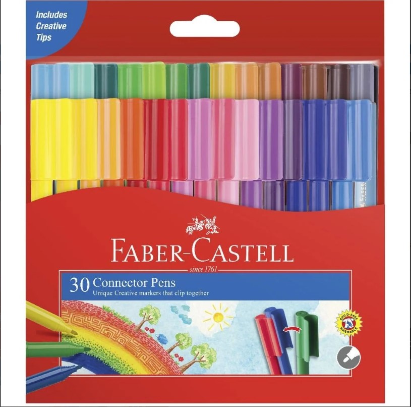 FABER EĞLENCELİ KEÇELİ KALEM 30 RENK 113000