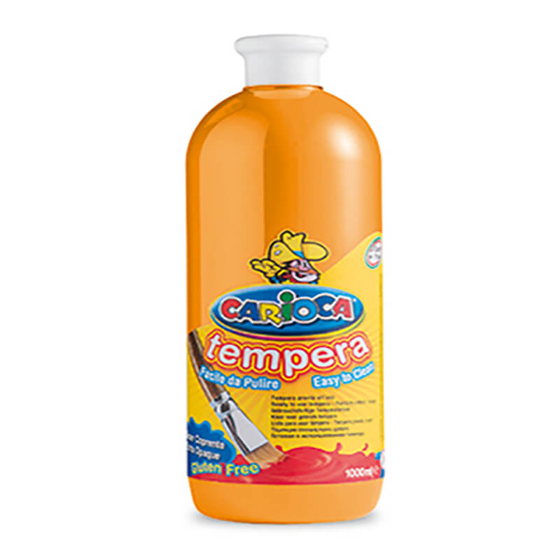 CARİOCA 40430-11 TEMPERA BOYA YIKANABİLİR 1000ML TURUNCU