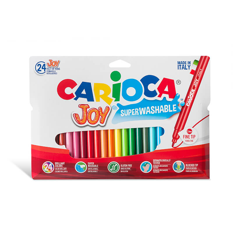 CARİOCA 40532-40615 KEÇELİ KALEM JOY 24LÜ