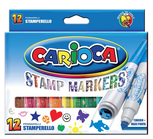 CARİOCA 42240 KEÇELİ KALEM STAMPERELLO DAMGA 12Lİ