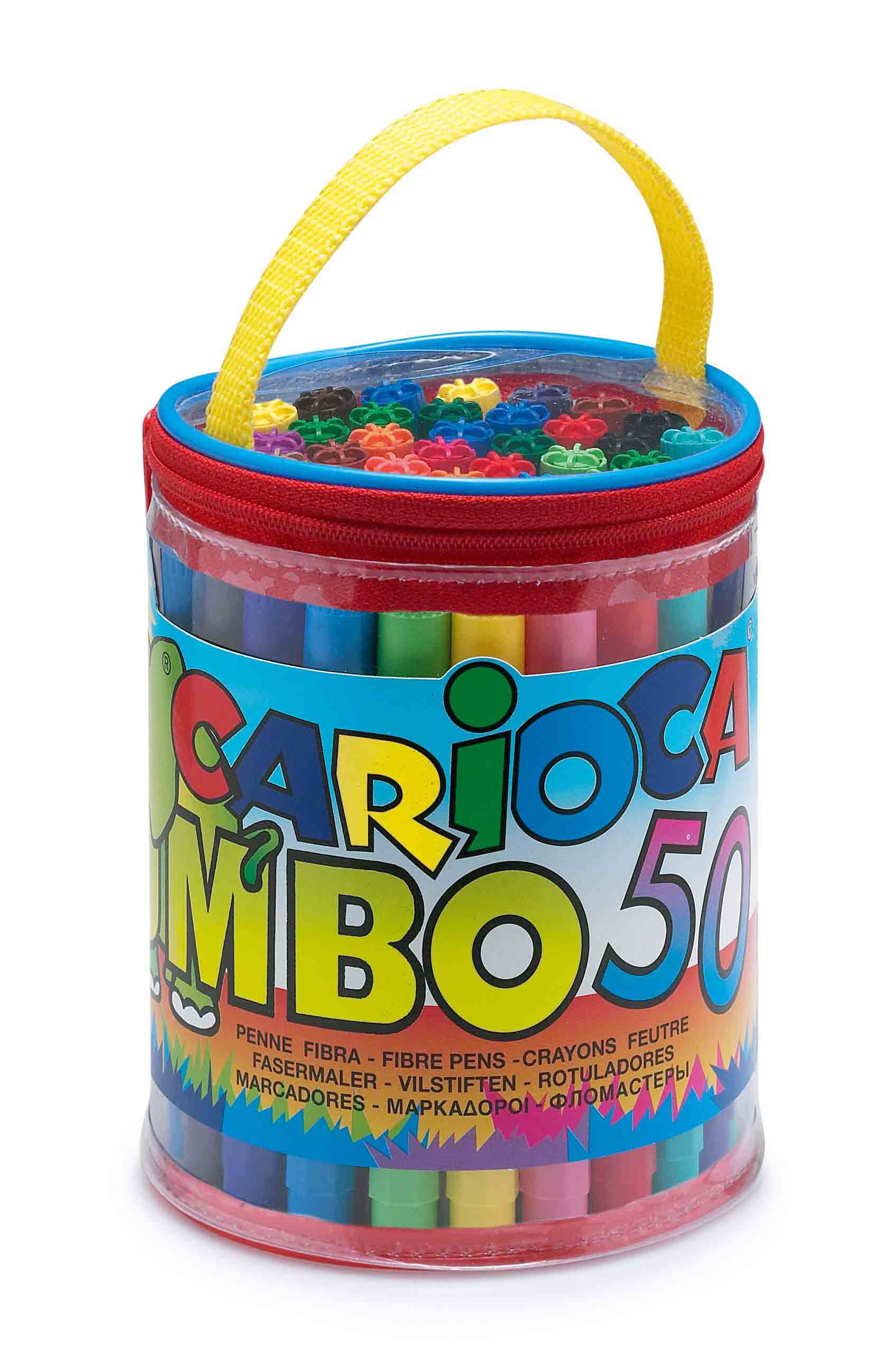 CARİOCA 42312 KEÇELİ KALEM YIKANABİLİR JUMBO 50Lİ PK