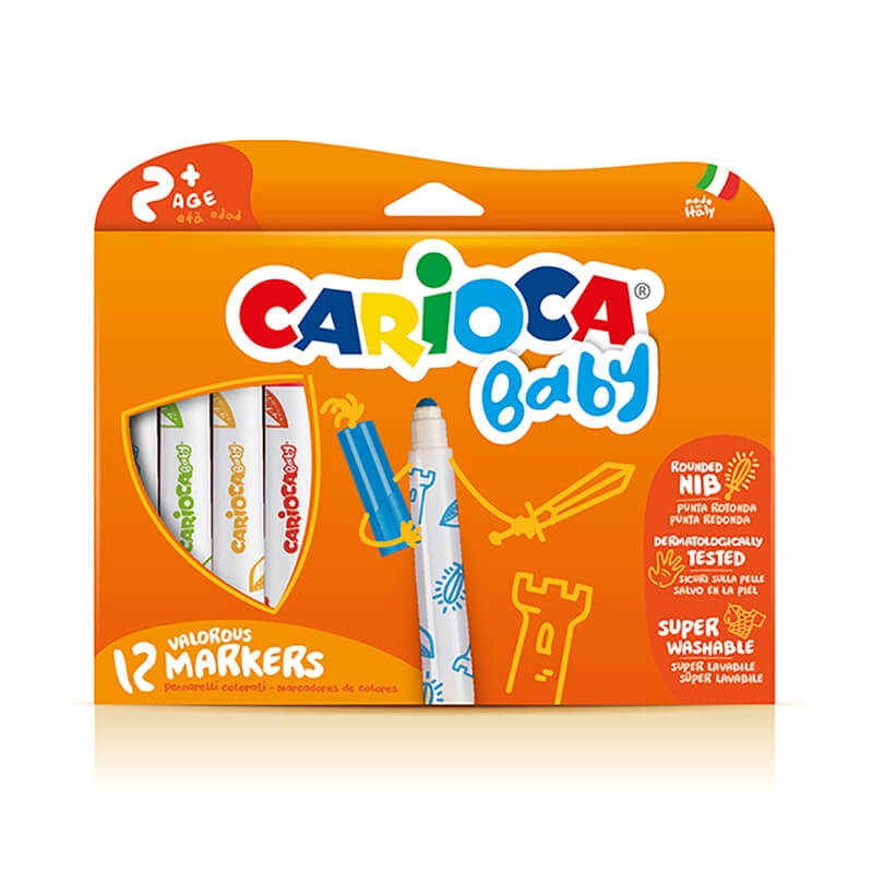CARİOCA 42814 KEÇELİ KALEM YIKANABİLİR JUMBO BEBEK