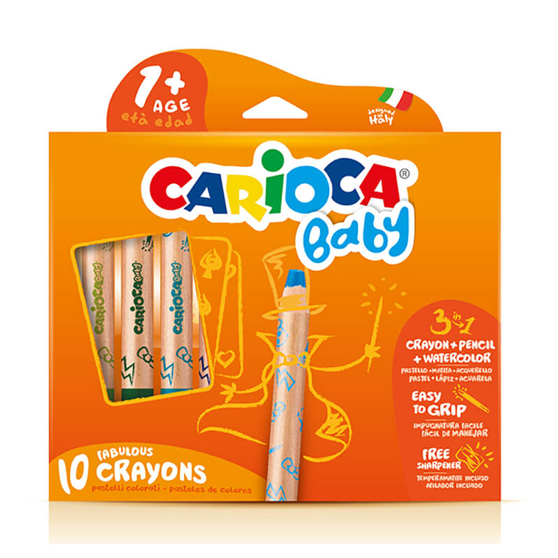 CARİOCA 42818 JUMBO BEBK AHŞP GÖVDE BOYA KALEM 3 1