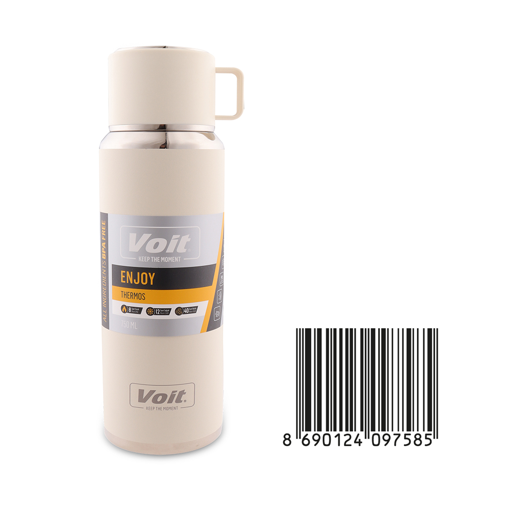 VOİT 41075/003 THERMOS ENJOY 750ML BEYAZ