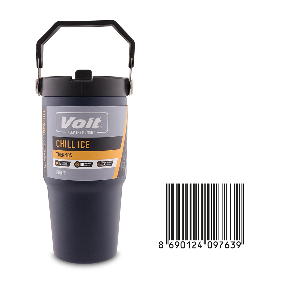 VOİT 34060/034 THERMOS CHILL İCE 600ML MAVİ