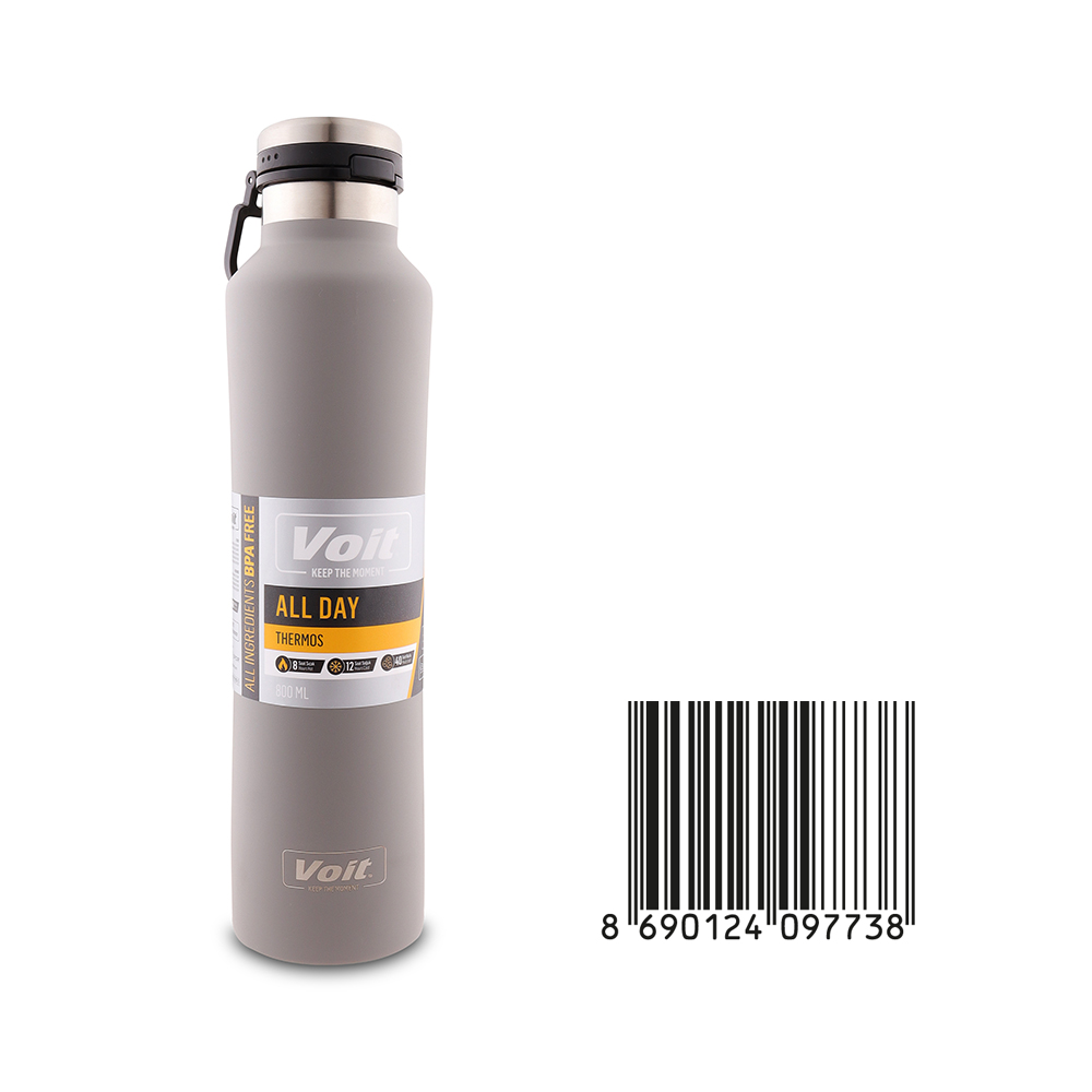 VOİT 35080/013 THERMOS ALL DAY 800ML GRİ