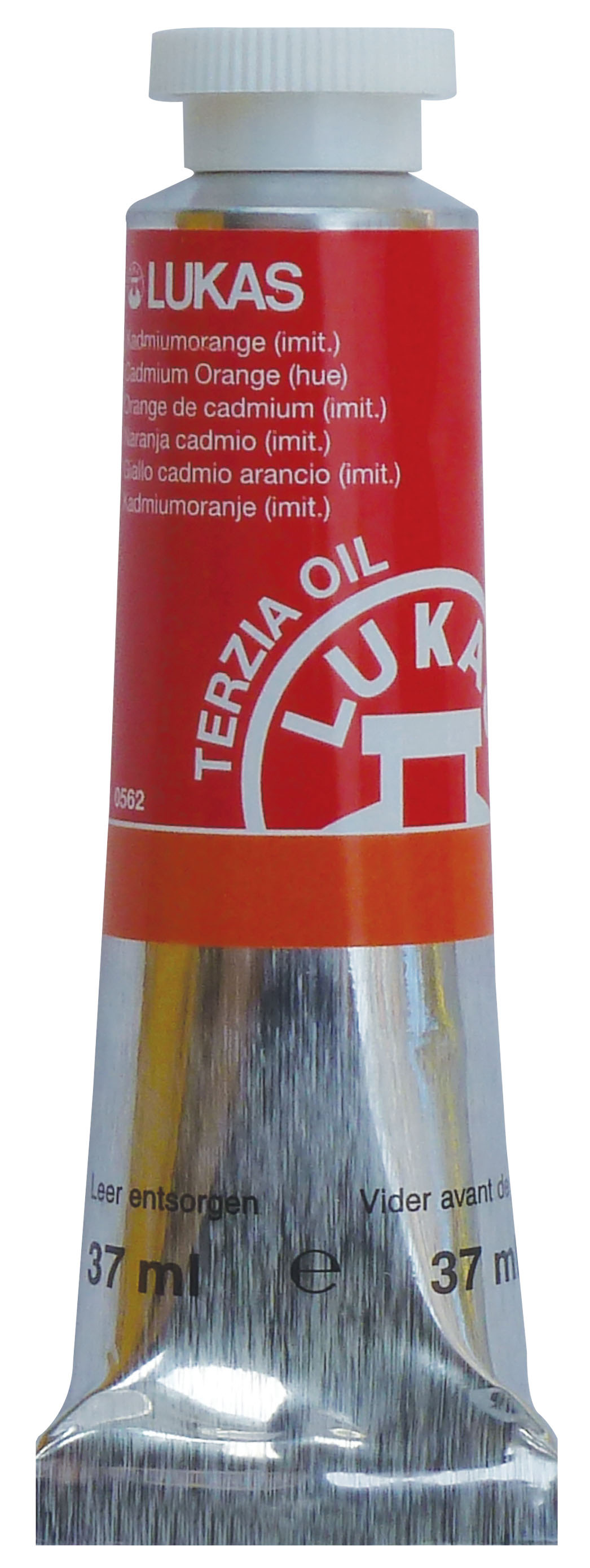 LUKAS TERZİA LT37-0562 YAĞLI BOYA 37ML KADMİUM ORANGE