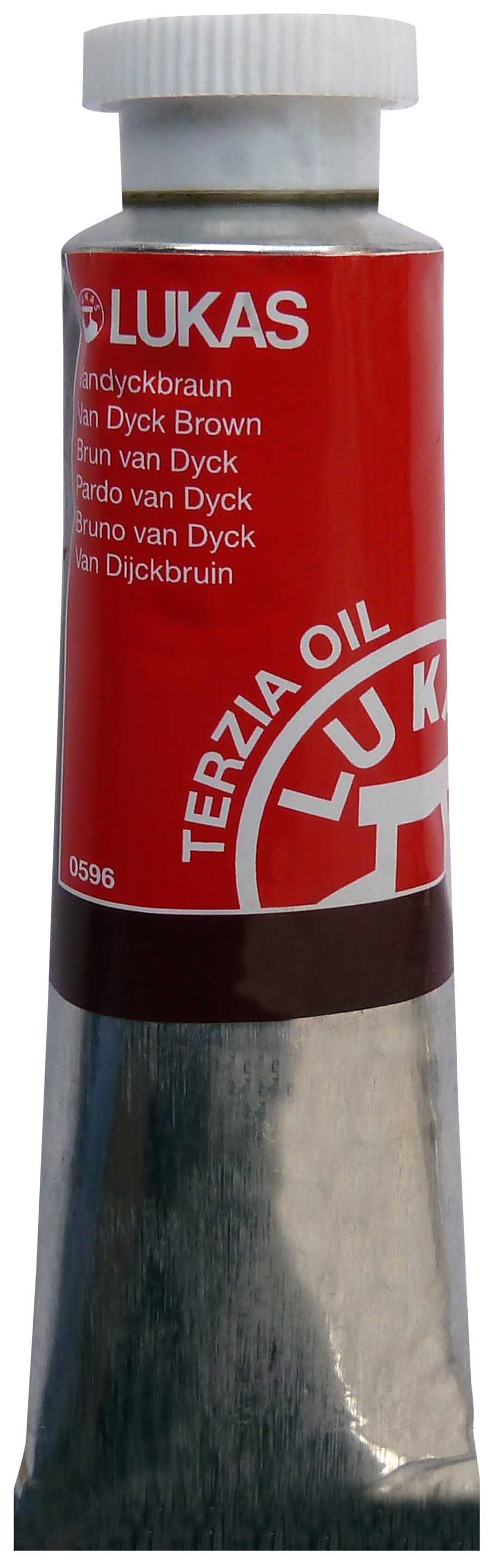 LUKAS TERZİA YAĞLI BOYA 37ML VANDAYK KAHVERENGİ