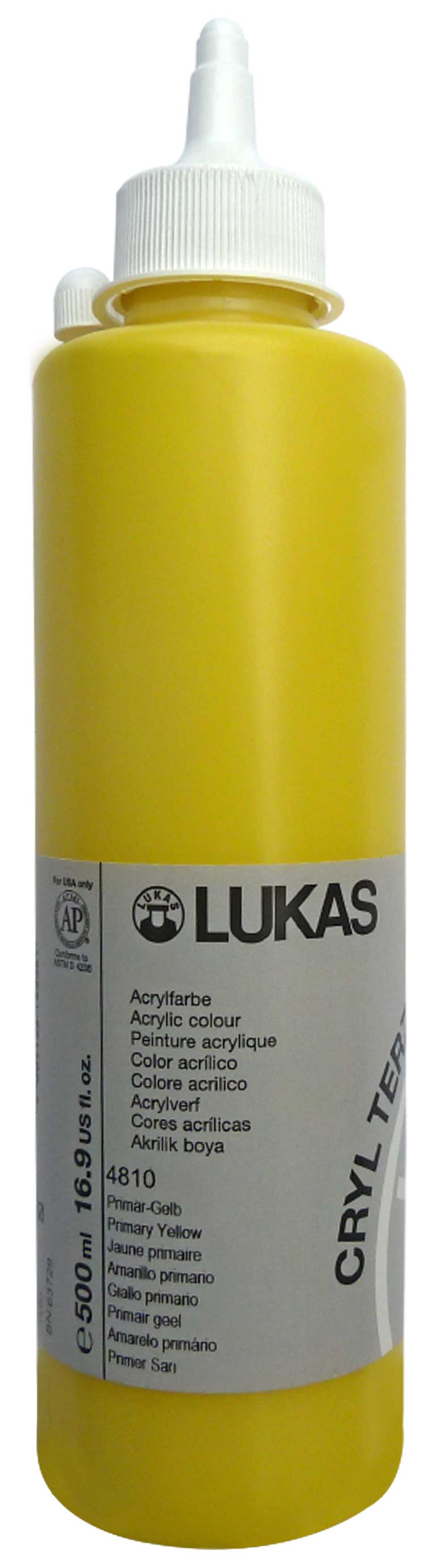LUKAS TERZİA LT500-4810 AKRİLİK BOYA 500ML PRİMER A.SARI