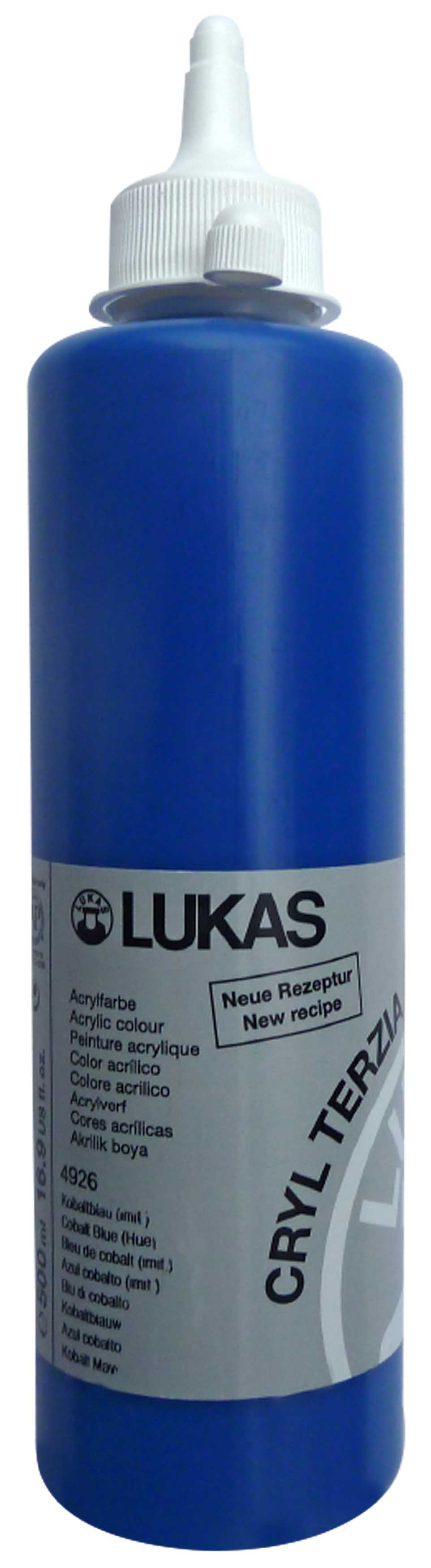 LUKAS TERZİA LT500-4926 AKRİLİK BOYA 500ML KOBALT MAVİ
