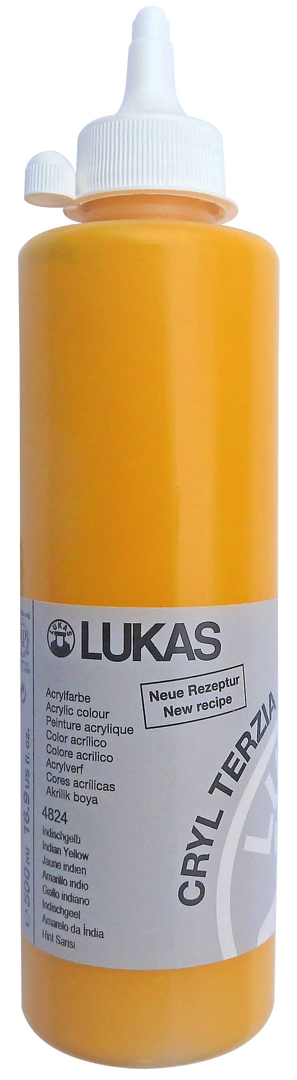 LUKAS TERZİA LT500-4824 AKRİLİK BOYA 500ML HİNT SARISI