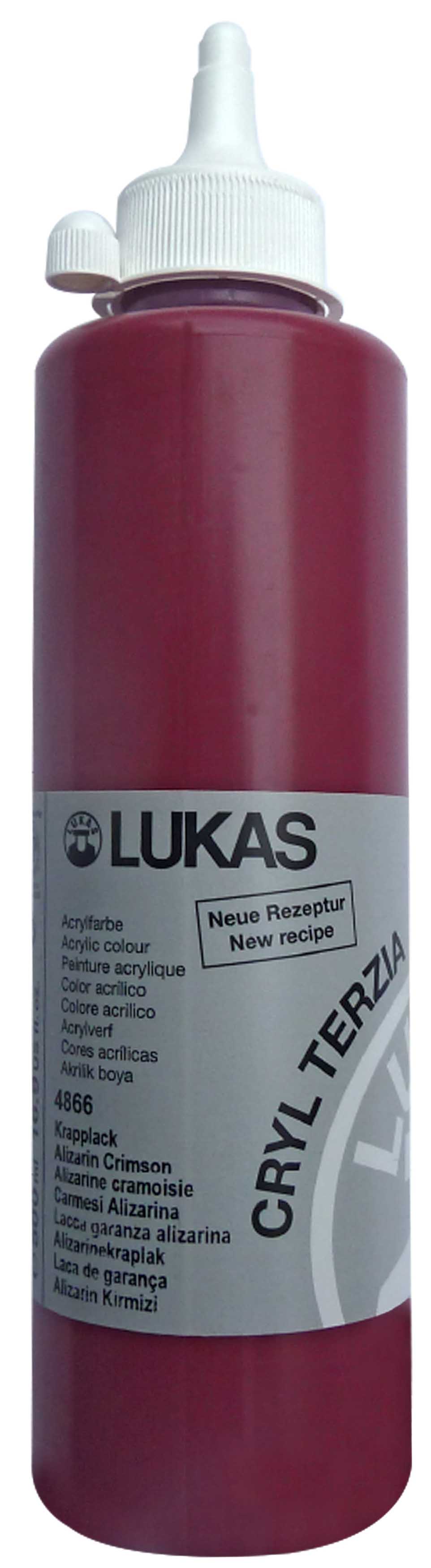 LUKAS TERZİA LT500-4866 AKRİLİK BOYA 500ML ALİZARİN KIRMIZI