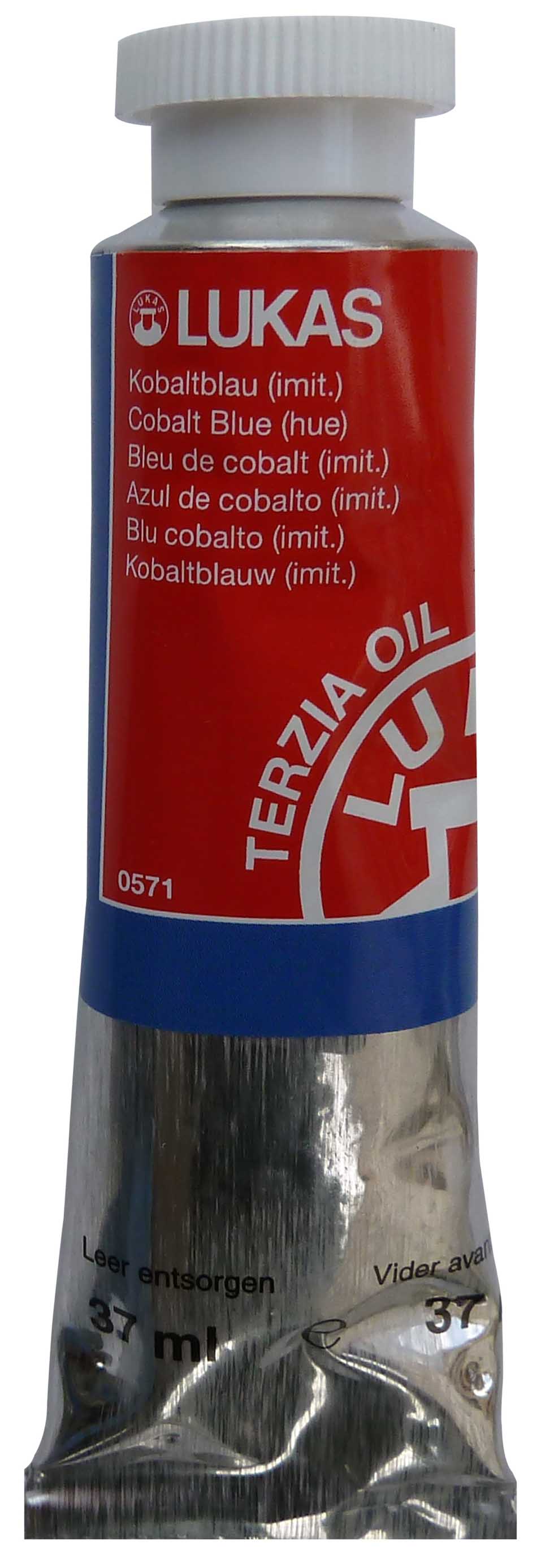 LUKAS TERZİA LT37-0571 YAĞLI BOYA 37ML KABALT MAVİ