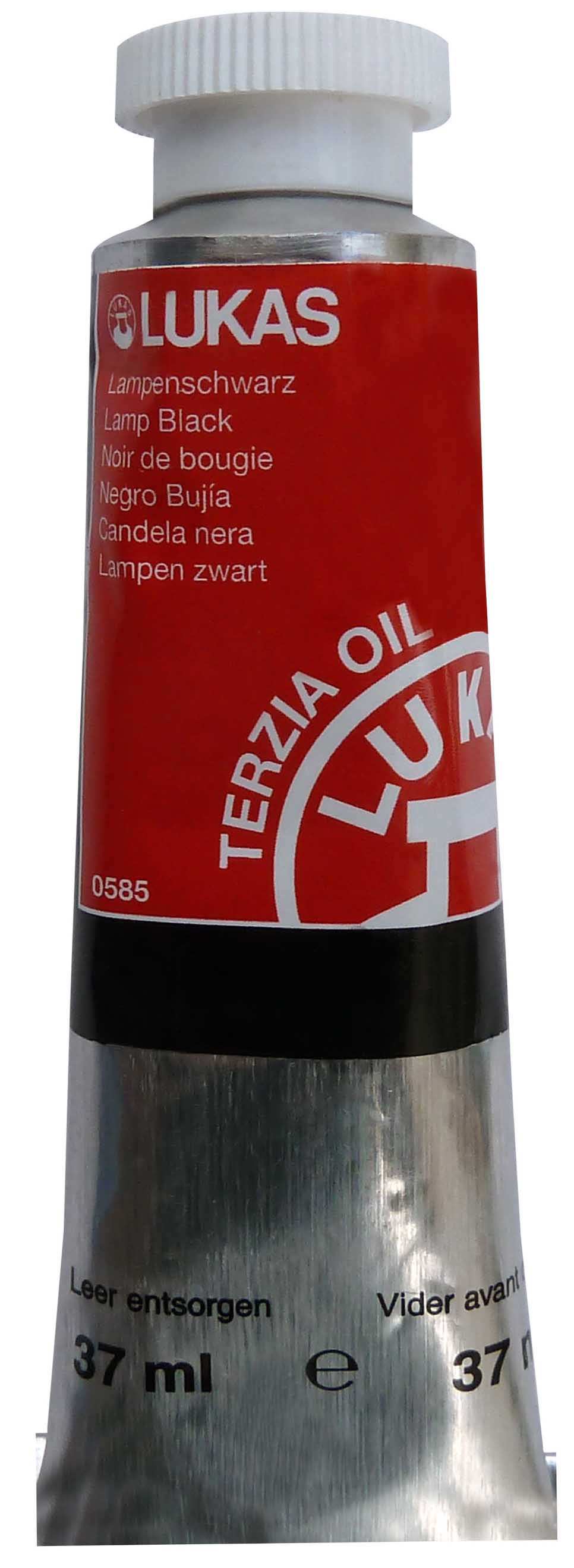 LUKAS TERZİA YAĞLI BOYA 37ML LAMP BLACK
