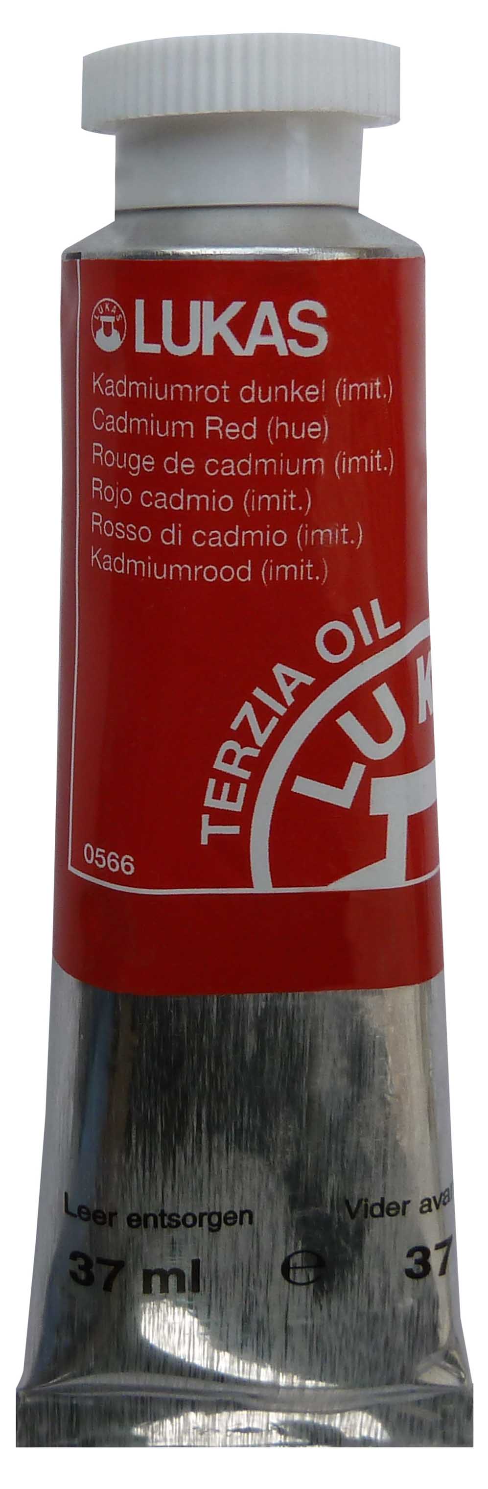 LUKAS TERZİA LT37-0566 YAĞLI BOYA KADMİUM 37ML K.KIRMIZI