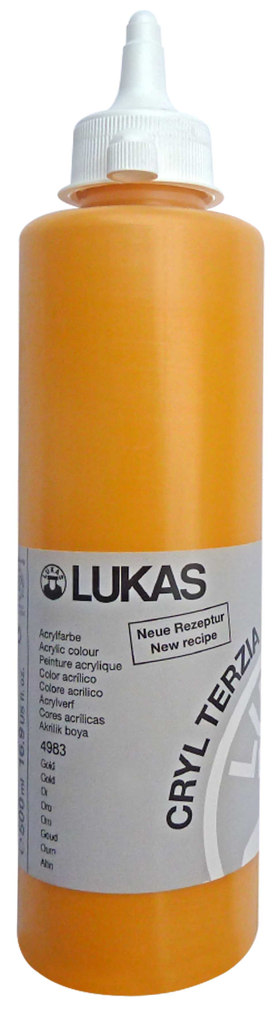 LUKAS TERZİA LT500-4983 AKRİLİK BOYA 500ML ALTIN