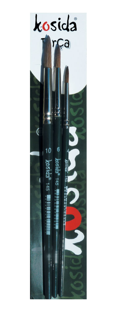 KOSİDA KFSET145-3 145 FIRÇA SETİ NO:3-5-8