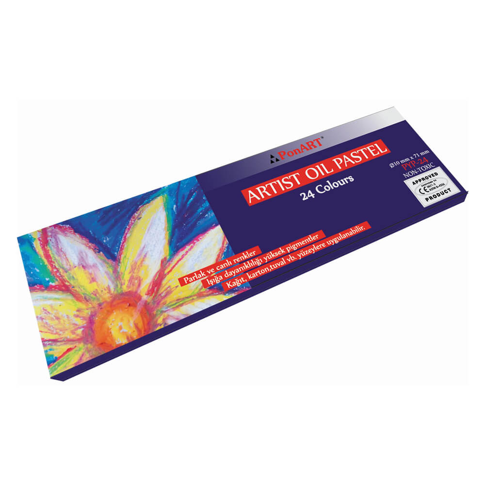PONART PYSP-24 ARTİST PASTEL BOYA 24 RENK