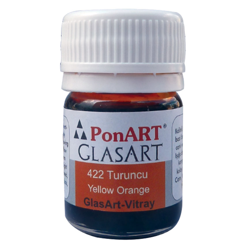 PONART PGA20-422 GLASS ART 20ML TURUNCU