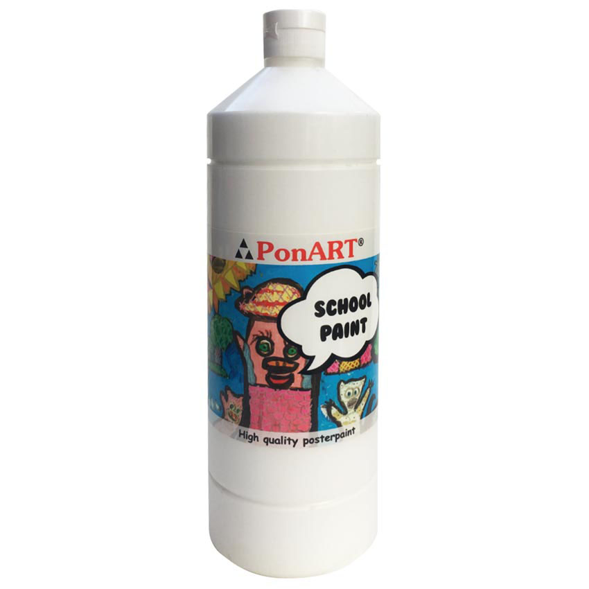 PONART PSP1000-2200 SCHOOL PAİNT 1000ML BEYAZ