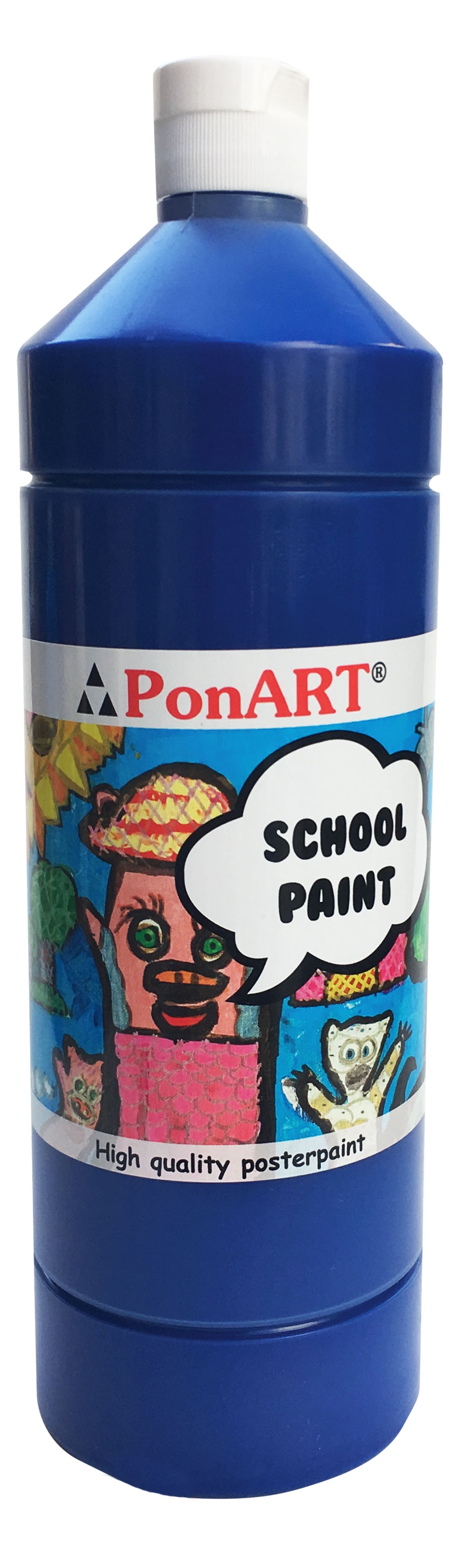 PONART PSP1000-2211 SCHOOL PAİNT 1000ML K.MAVİ