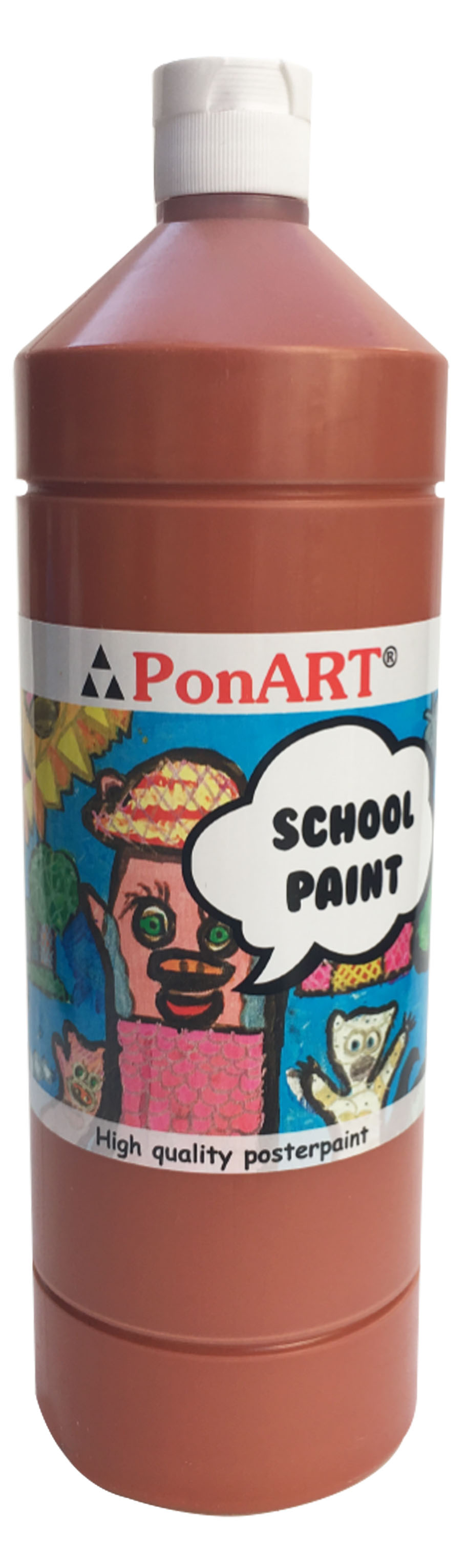 PONART PSP1000-2218 SCHOOL PAİNT 1000ML A.KAHVE