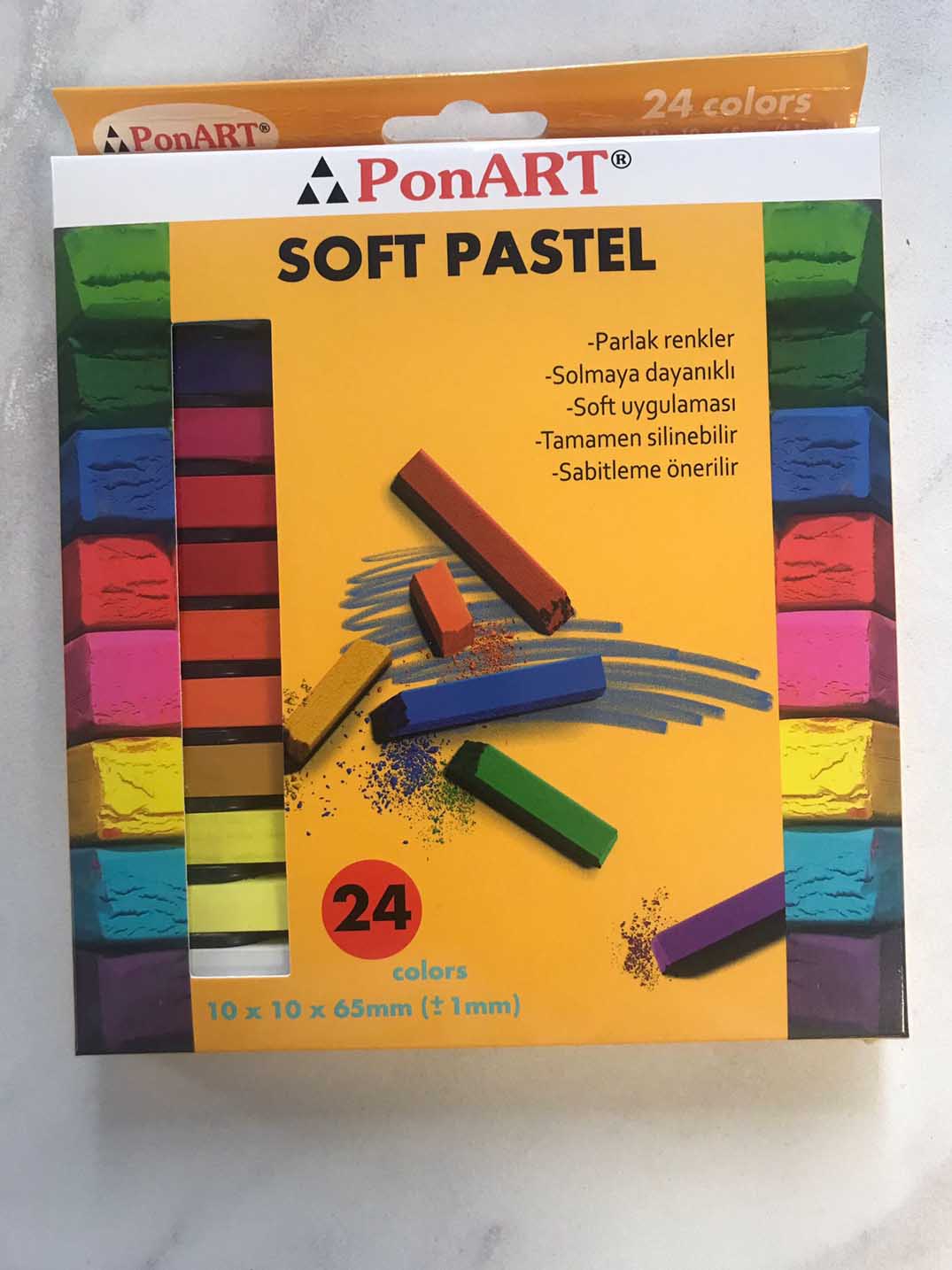 PONART PT-24 SOFT PASTEL BOYA 24LÜ