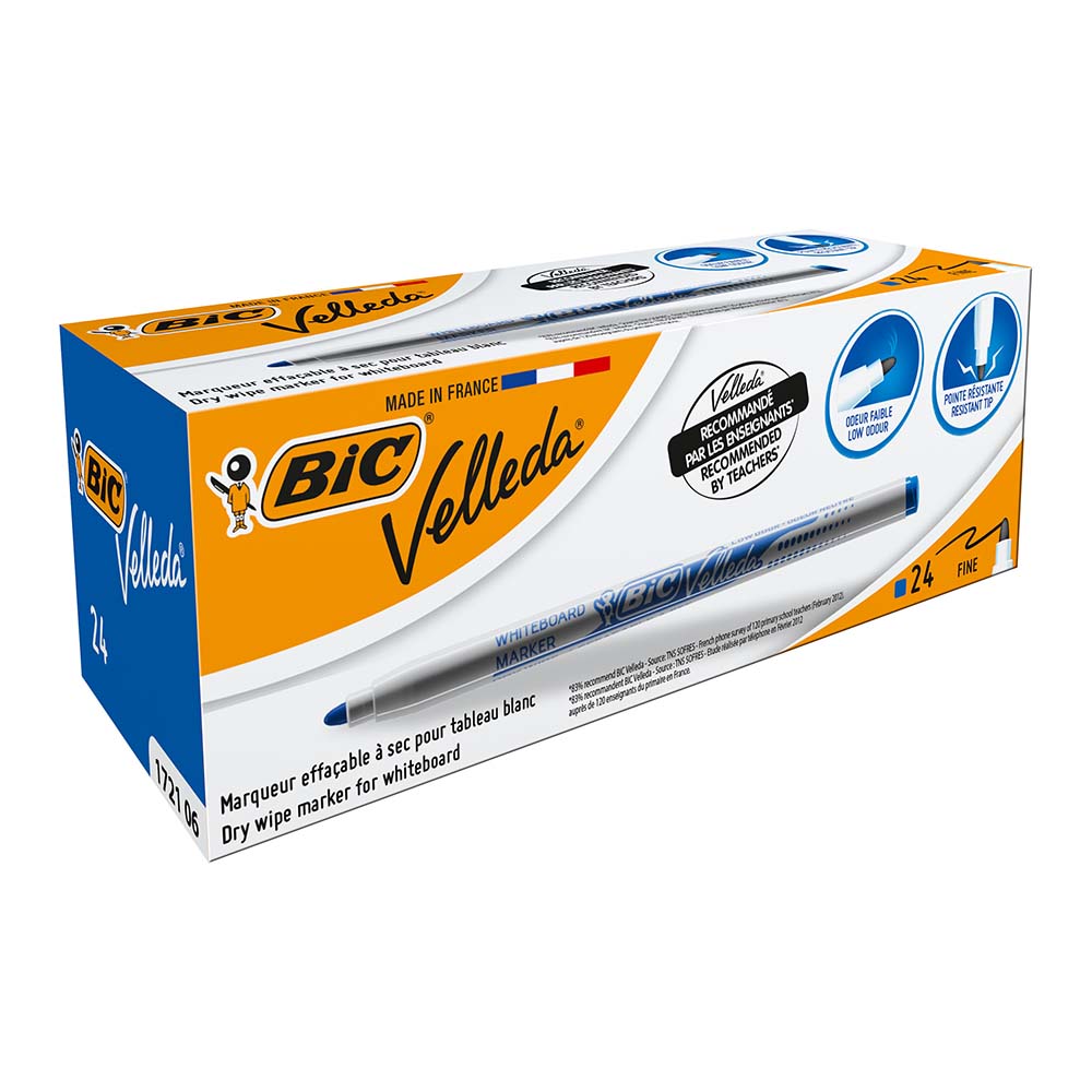 BİC VELLEDA İNCE TAHTA KALEMİ 1721 MAVİ 841841