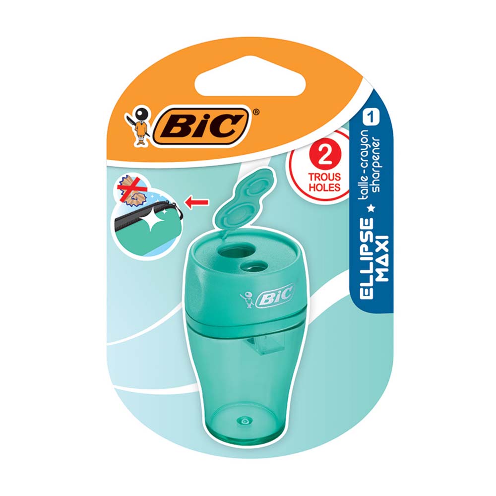 BİC MAXI ELLIPSE KAPAKLI İKİLİ KALEMTRAŞ 1Lİ BLS 9505181