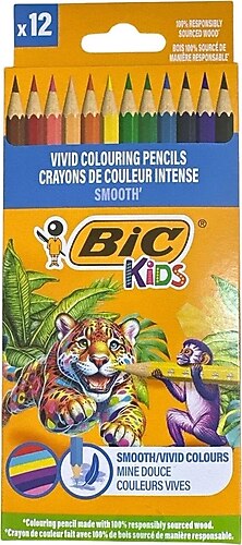 BİC KIDS WOODCLR PNCL CW12 EUBICKIDS 525786