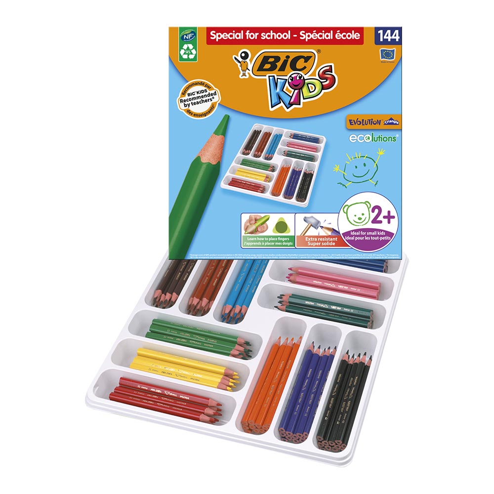 BİC EVOLUTİON ÜÇGEN KURUBOYA KALEMİ 144LÜ KT 887831