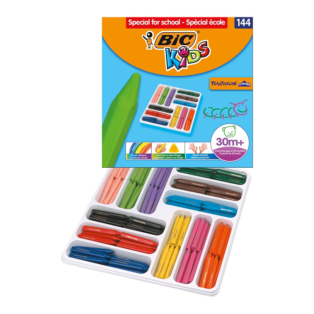 BİC P.DEKOR ÜÇGEN PASTEL 144LÜ KT 8878332