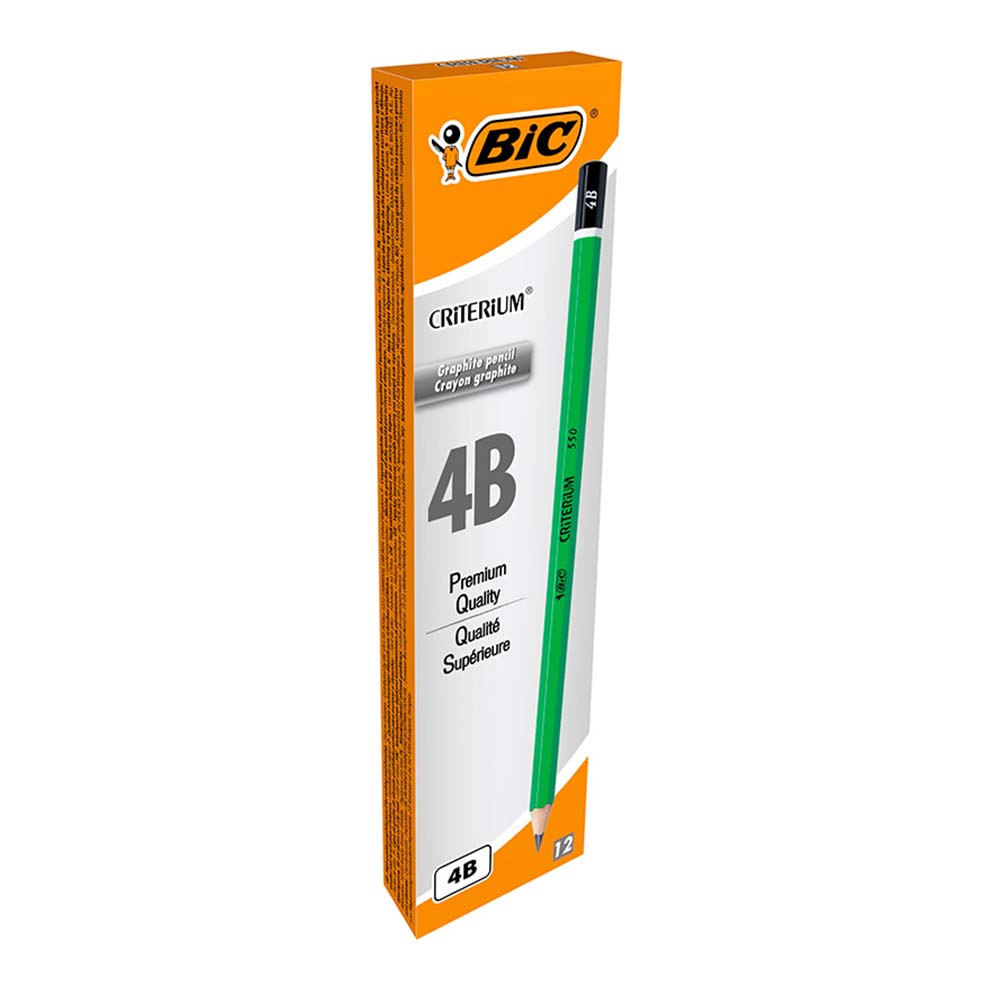 BİC CRITERIUM 550 DERECELİ KALEM 4B 12Lİ 857589