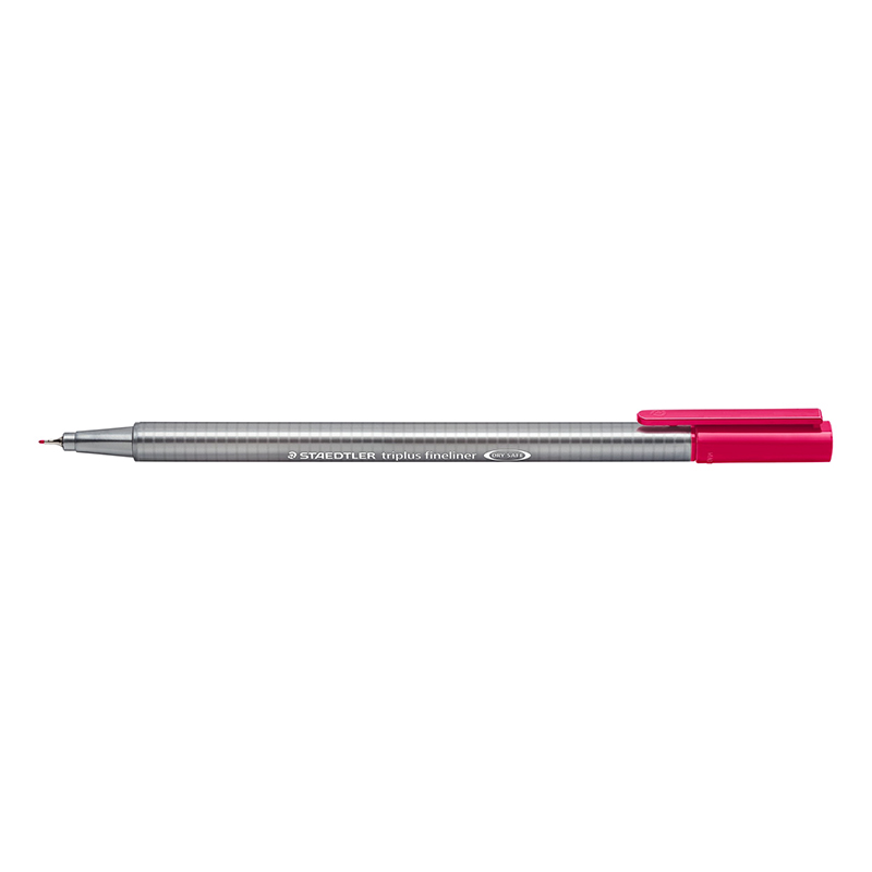 STAEDTLER 334-2 TRİPLUS FİNELİNER KEÇELİ KIRMIZI
