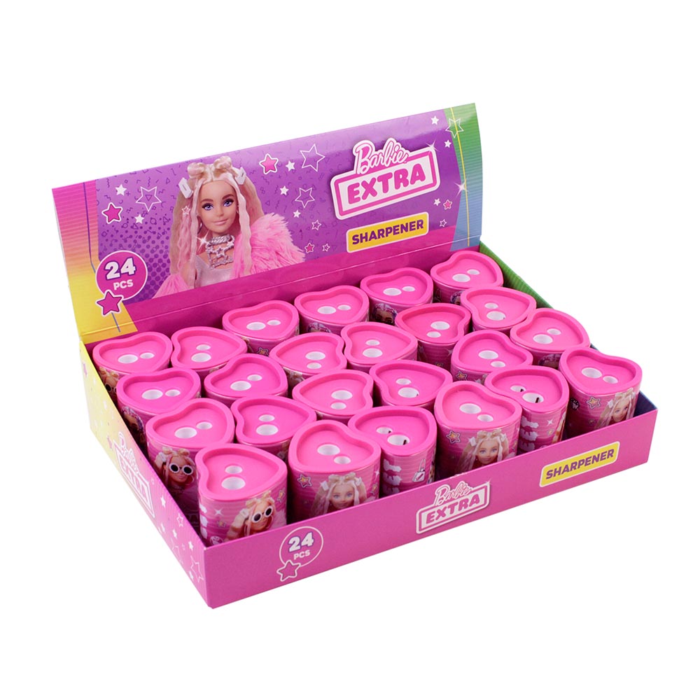 DOLPHİN B-9753 BARBİE METAL KALEMTRAŞ 24LÜ KT
