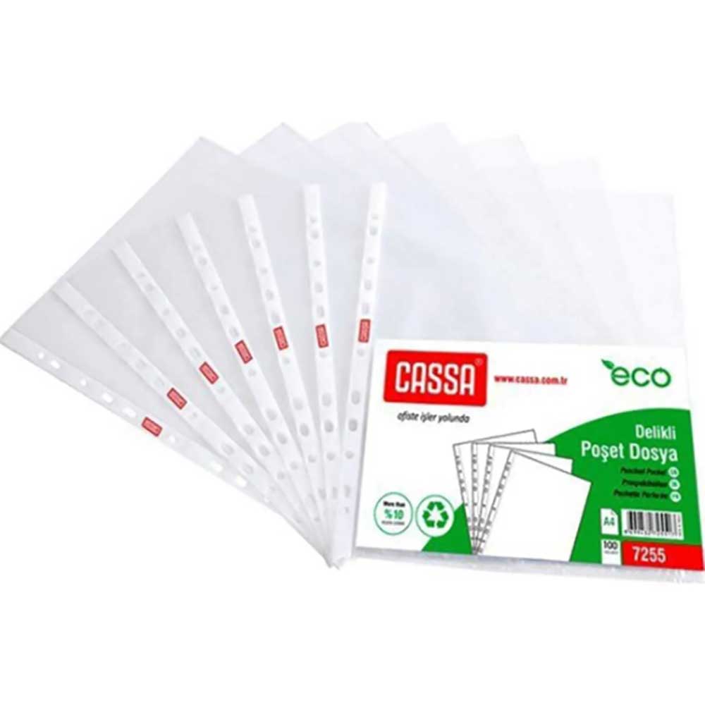 CASSA 7255 DELİKLİ POŞET DOSYA ECO