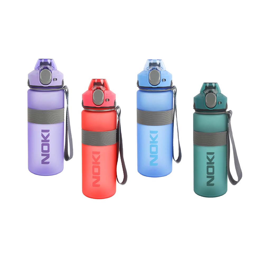 NOKİ T-0121 KIDS SU MATARASI TRİTAN AUTO KPK SOFT TOUCH ASKILI 750ML