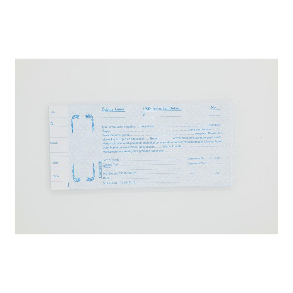DİLMAN 4228 SENET KAĞIDI DOLAR 100LÜ PK