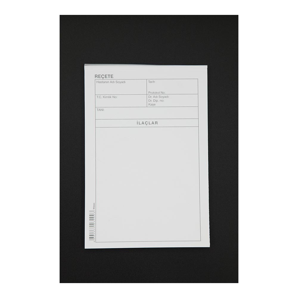 DİLMAN 3209 REÇETE KAĞIDI 100LÜ PK