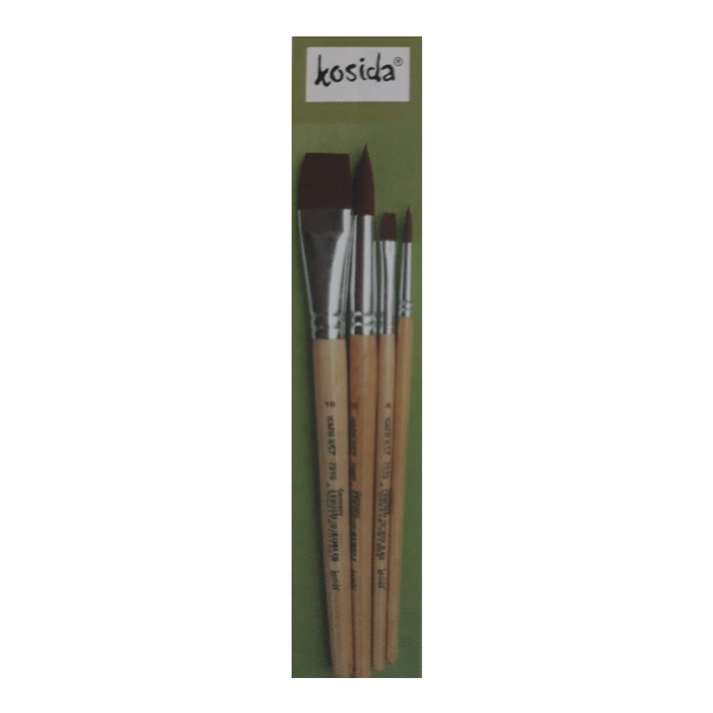 KOSİDA KFSET79-4 FIRÇA SETİ 4LÜ SET