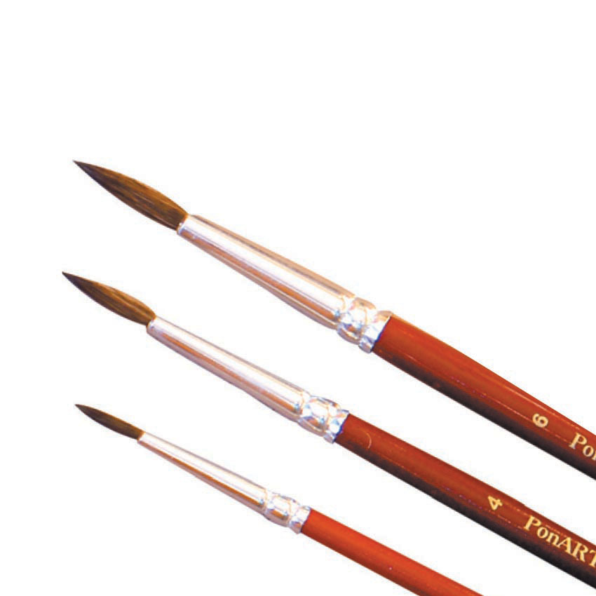 PONART PF145-4 PONY TÜYÜ SİVRİ UÇLU FIRÇA
