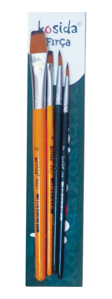 KOSİDA KF158SET 158 FIRÇA 6901 4+14 123 2+6 4LÜ SET