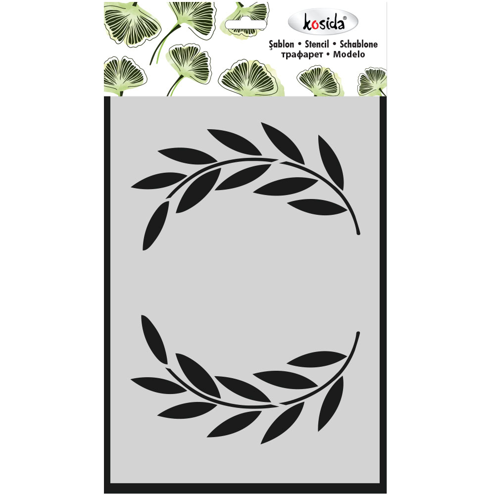 KOSİDA KS2-345 STENCİL 20X30 ANTİK TAÇ