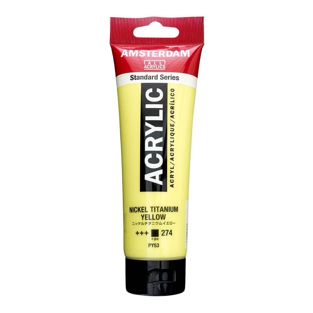 AMSTERDAM 92742 AKRİLİK BOYA 120 ML NİCKEL TİT.YLW