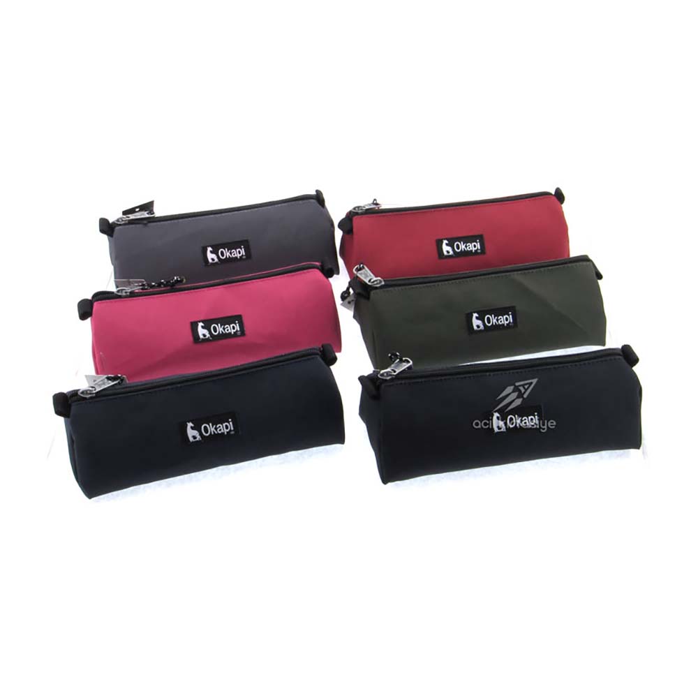 OKAPİ OKP-103R KALEM ÇANTASI DÜZ RENK