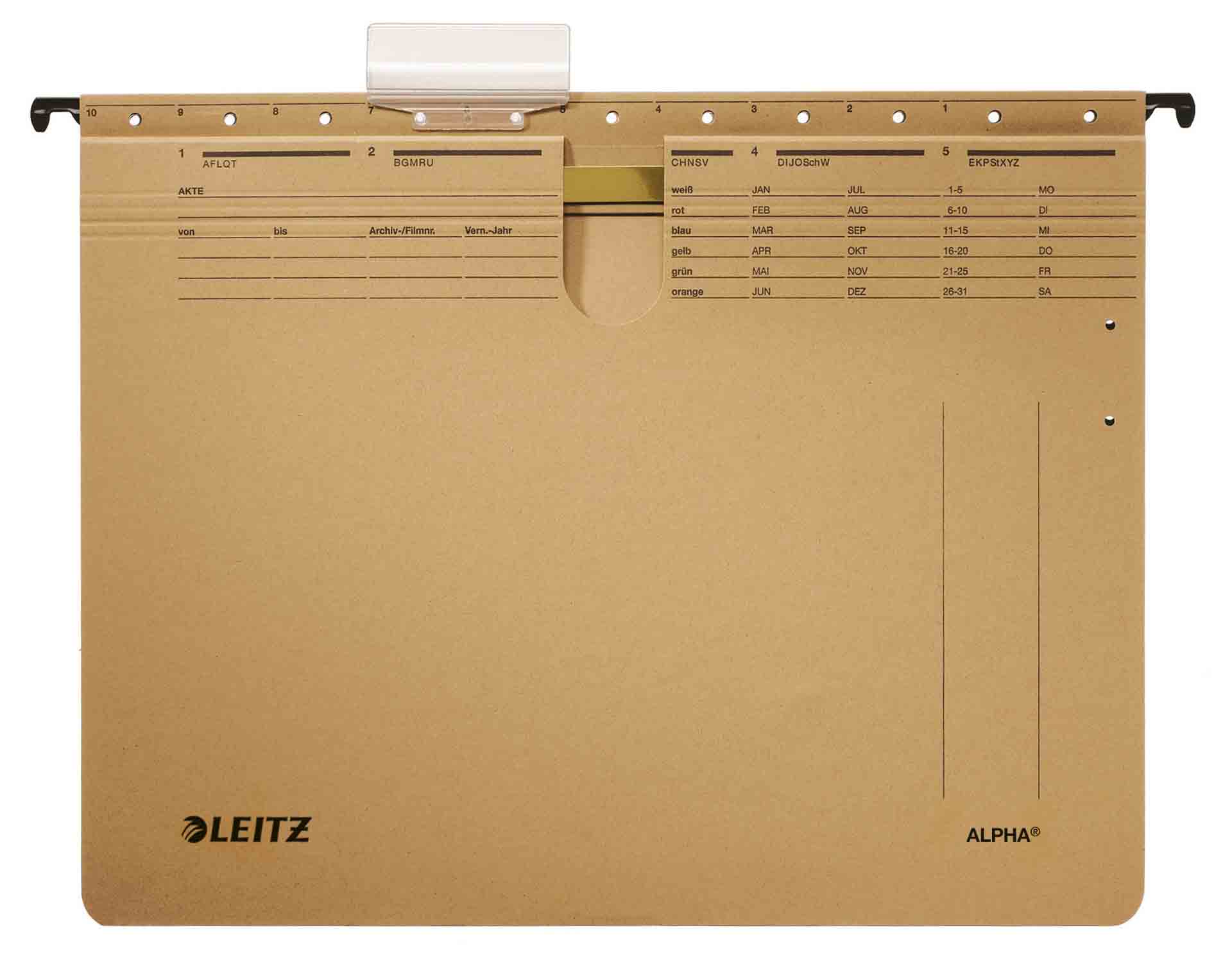 LEITZ 1914-00 ALPHA ASKILI DOSYA TELLİ KRAFT